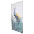 thumbnail image 5 of Pintura al óleo pintada a mano, textura moderna de pavo real sobre lienzo, obra de arte, decoración del hogar, 5 of 5