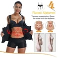 thumbnail image 3 of 3 Clip y 1 Zip 6 Steel Boned Waist Trainer Corset Sport Workout Body Shaper Control de barriga-3XL-Rojo Sincero Electrónica, 3 of 5