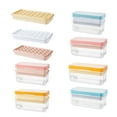 thumbnail image 2 of Ice-cube Mold Washable Reusable Solid Color 32 Grid Kitchen Bar Club Ice Cube Ice-cream Jelly Tray Accessories Blue, 2 of 9