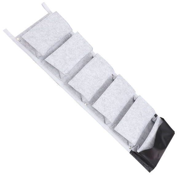 Phenofice Weatherproof White Wall Mounted Planting Bag for Outdoor and Indoor Use