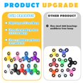 thumbnail image 2 of Scione Fidget Spinners Paquete de 25 regalos de fiesta de cumpleaños para adultos y niños Premio para el aula Favores de fiesta de Navidad para niños Alivio del estrés Ansiedad TDAH Fidgets Toy Finger, 2 of 9
