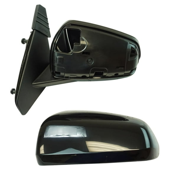 TRQ Exterior Power Heated Manual Folding Mirror Black LH Side for 08-14 Avenger MRA06782 Fits select: 2008-2014 DODGE AVENGER