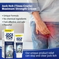 Extra Strength Jock Itch Cream AntiFungal Treatment for Men & Women