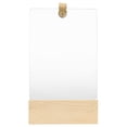 thumbnail image 1 of Espejo de Pared vidaXL de Madera Maciza de Pino con Repisa 39,6x22,9x6,1 cm, 1 of 7