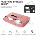 thumbnail image 2 of Amerteer Laptop Bag Slim Light Business Briefcase Messenger Bag Water Resistant Portable Computer Carrying Sleeve Case Hidden Handle Fits 14-15.4 Inch Laptop for men women, 2 of 7