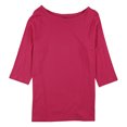 thumbnail image 1 of Karen Scott Womens Tunic Basic T-Shirt, Pink, Plus Size, 2X, 1 of 4