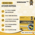 thumbnail image 7 of SINKSAGE PRO Garbage Disposal Cleaner Tablets – 24 Count – XL Foaming Sink & Drain Deodorizer – Fresh Dual Scents: Tangerine + Lemongrass & Fresh Citrus – 1-Year Supply, 7 of 7