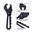 thumbnail image 3 of An3-an16 Tubing Wrench Hose Wrench V-type Adjustable Wrench Hose Fitting Wrench Blue, 3 of 5