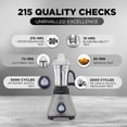 thumbnail image 3 of Preethi Steele 110v Mixer Grinder for Kitchen | 3 Jar & 550w Mixie | Perfect for Grinding | Heavy Duty Mixer Grinder | Only Use in Usa & Canada., 3 of 6