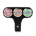 thumbnail image 2 of Interruptor de montaje en manillar de motocicleta de 22 mm, faro de peligro, luz antiniebla de freno, encendido/apagado con luz LED, 2 of 5