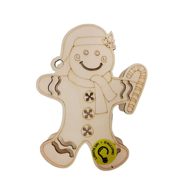 MAKE MARKET DIY PRE-LIT WOOD DECOR