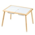 thumbnail image 6 of KFFKFF Kid's Sensory Table, Children's Exploration Table with 3 Collapsible Storage Containers & Dual-Faced Board, Wooden Activity Table for Drawing, 6 of 9