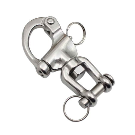 

Ekeka Clearance ! Quick Release Snap Shackle Stainless Steel Halyard Sailing Hardware 70 87 128mm