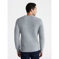 thumbnail image 3 of George Men's and Big Men's Waffle Crewneck Sweater with Long Sleeves, Sizes S-3XL, 3 of 5