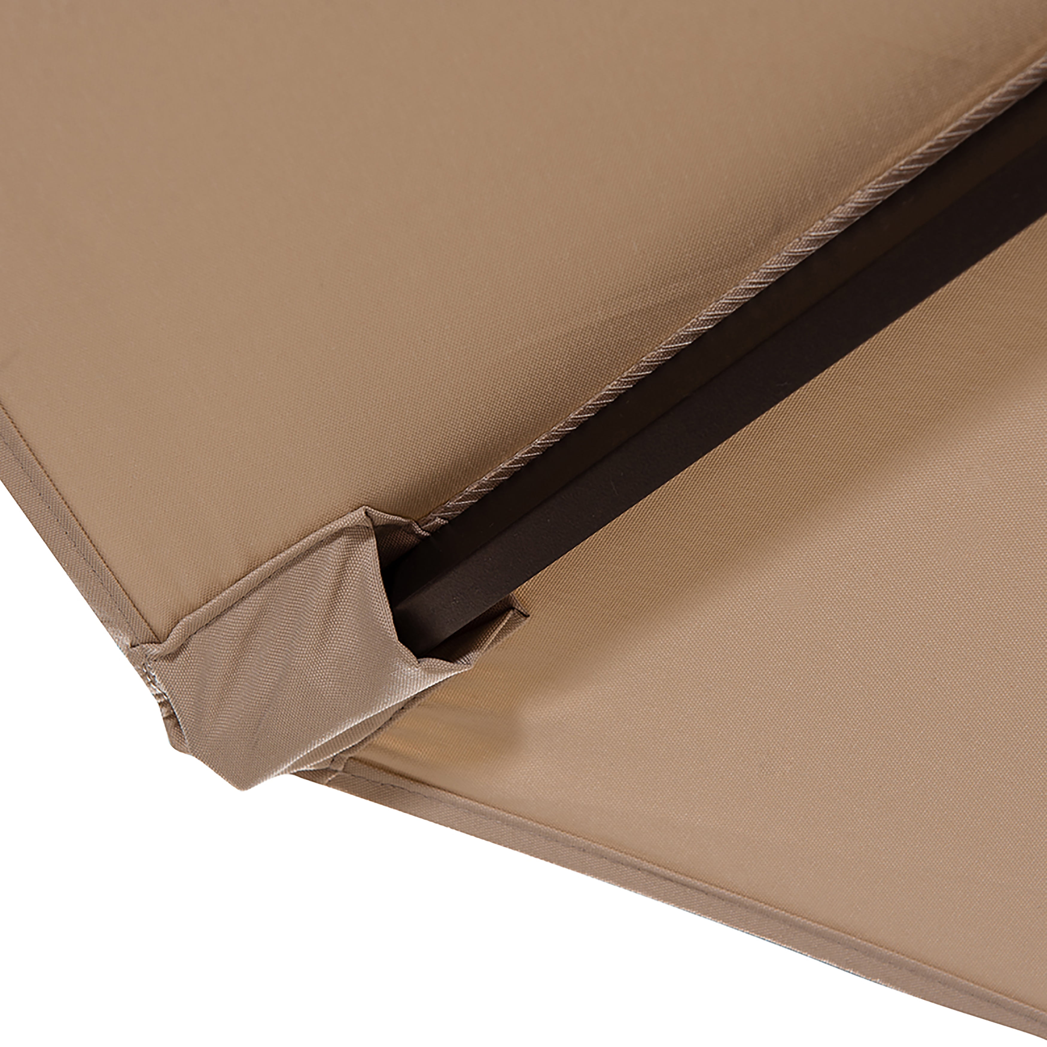 GARDEN 10" Ft Offset Cantilever Umbrellas w/ Base Weights Included for Outdoor Patio Shade, Beige