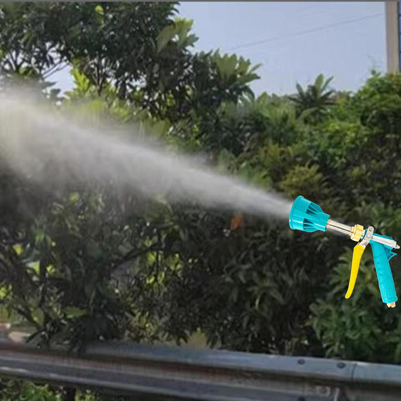 figatia Garden Hose Nozzle Heavy Duty Quick Connector, Hose Attachment, Agricultural Sprayer High Power Washer Sprayer for Lawn Patio Short