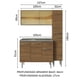 thumbnail image 3 of Mueble de Cocina Compacta Madesa 137cm Con Tarja Emilly, 3 of 12