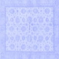 thumbnail image 1 of Ahgly Company Indoor Square Oriental Blue Traditional Area Rugs, 8' Square, 1 of 4