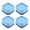 Blue, variant on 4pcs Washing Machine Risers Bed Lifts Stackable Furniture Risers Easy Use Raiser Blocks for Desk Couch and Chair