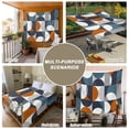 thumbnail image 6 of Navy Blue Tapestry for Bedroom Wall Hanging Tapestry, Middle Century Modern Geometric Abstract Art Ceiling Backdrop Tapestries Poster Blanket Wall Decor for Teens Room Living Room Dorm 55" x 73", 6 of 8