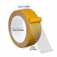 thumbnail image 3 of Yellow Cloth Double Sided Tape 1CM×5M Strong Adhesive for Carpet Floor, 3 of 5