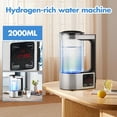thumbnail image 5 of 2L Large Capacity Hydrogen Water Pitcher Maker Machine, Hydrogen Water Bottle Generator with SPE and PEM Technology, Health Cup Glass Water Bottles with Alkaline Energy, 5 of 10