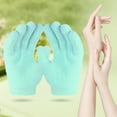 thumbnail image 6 of Exfoliating Gloves Anti Slip Hand Moisturizing Gloves Repair Rough Chapped Skin SPA Gel Gloves Lotion Gloves for Dry Hands (Pink), 6 of 7