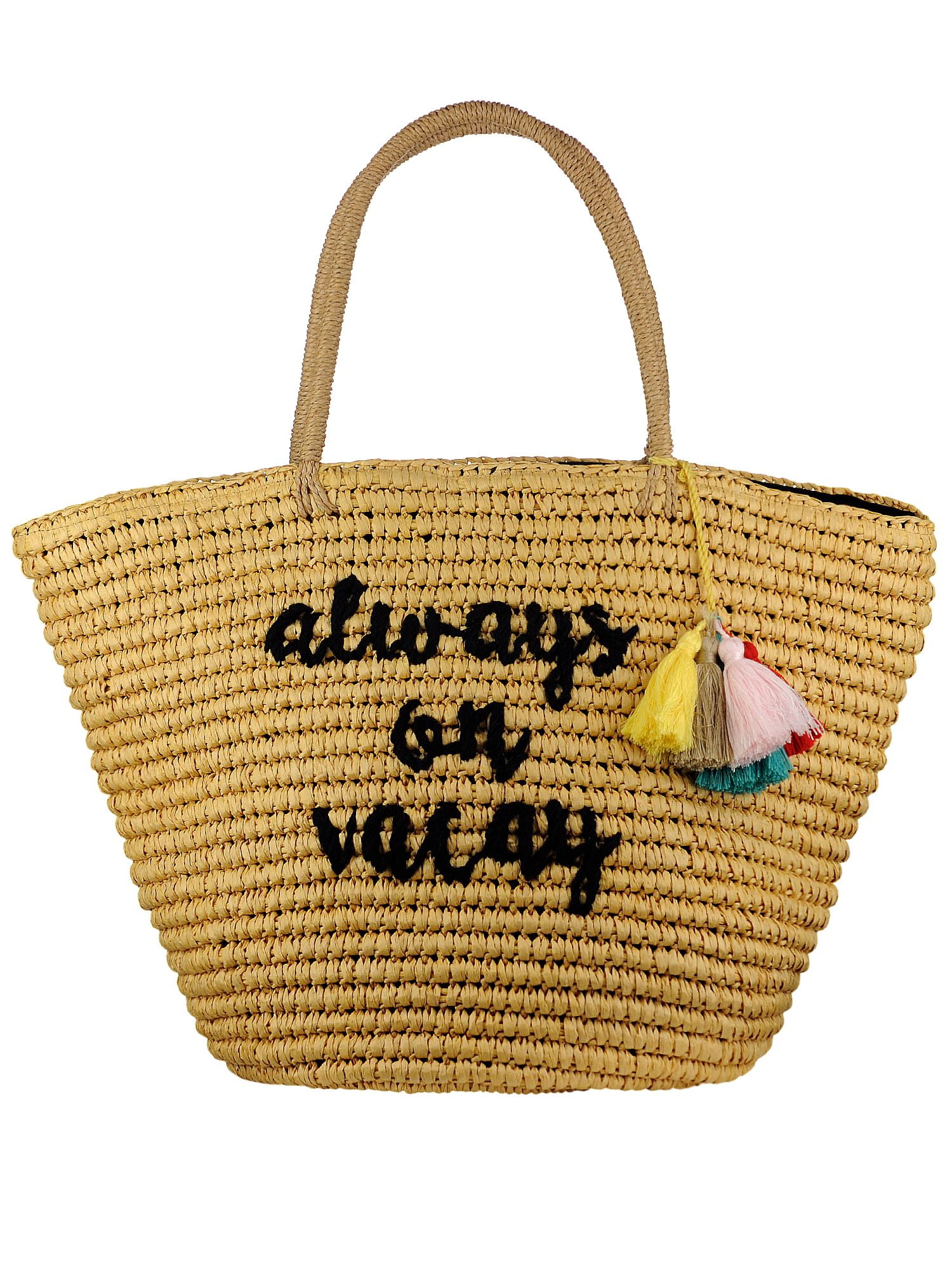 resting beach face tote