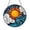Acrylic 3.5 Inch, variant on Ocean Sky Scene Stained Glass Style Window Hanging2001