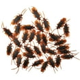 thumbnail image 1 of 100Pcs Fake Roaches Toys Lifelike Roaches Creative Simulation Party Favors Funny, 1 of 7