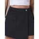 thumbnail image 5 of Pantalones cortos de mezclilla para mujer INSPIRE CHIC, cargo, con envoltura falsa, de cintura alta, mini shorts, XL, negros, 5 of 6