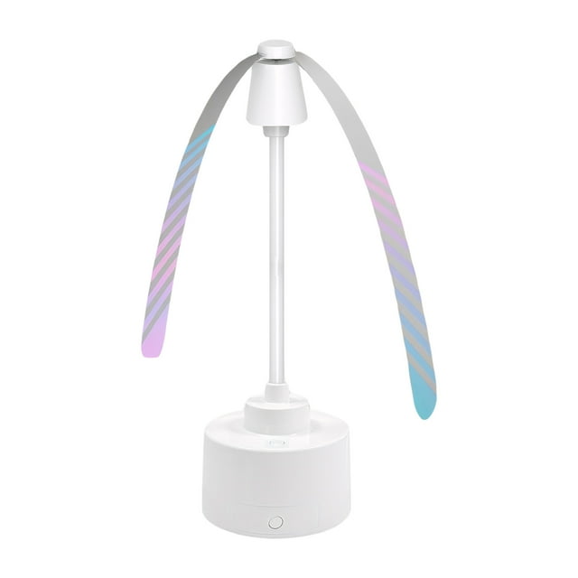 Cateissary Ventilador repelente de moscas esencial para de comedor con iluminación nocturna, ventiladores antimosquitos para mesas y puestos. Electrodomésticos blanco