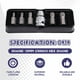 thumbnail image 4 of Juego de 7 Puntas de Destornillador de 1/2" y 3/8" (10 mm) para Destornilladores Estriados Torx Hexagonales RIBE L30 mm S2 0414 (2024), 4 of 8