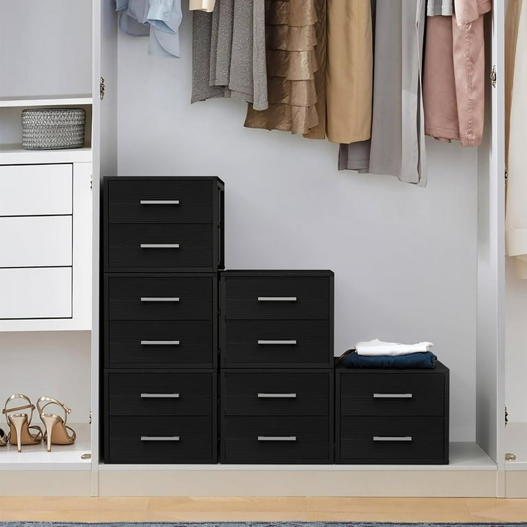 narrow black dresser Manhattan Comfort Granville Tall 24