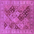thumbnail image 1 of Ahgly Company Indoor Square Oriental Purple Industrial Area Rugs, 3' Square, 1 of 4