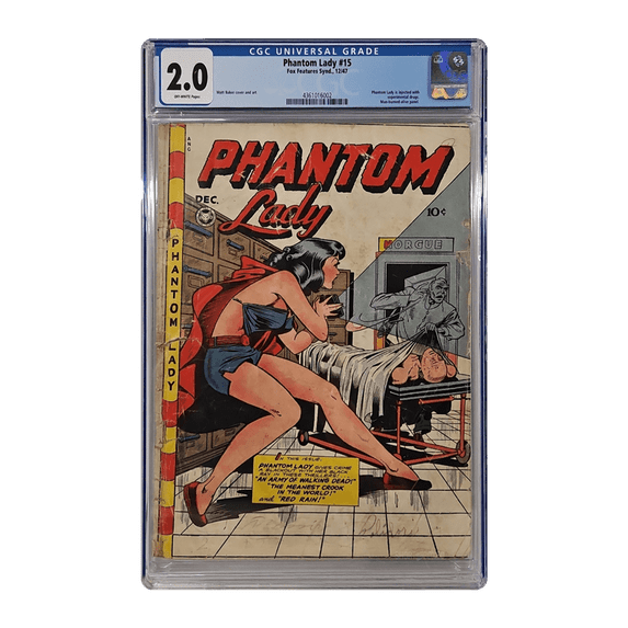Phantom Lady #15 - CGC 2 Comic Book