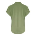 thumbnail image 5 of T-Shirts Femmes Lot Mode Décontractée Col en V Manches Courtes Haut T-Shirt - Hontri, 5 of 5