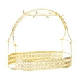 thumbnail image 3 of jifeng Bottle Rack Kitchen Organizer Home Metal Gift Versatile Minimalist with Storage Oval Gold, 3 of 9