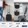 thumbnail image 3 of Bolsa de mano con ruedas EMPSIGN para debajo del asiento, 16 pulgadas, ligera, negra, 3 of 6