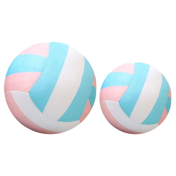 FELTECHELECTR 2 pelotas de peluche de voleibol para niños, ideales para deportes de invierno, regalo de cumpleaños.