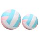 thumbnail image 1 of FELTECHELECTR 2 pelotas de peluche de voleibol para niños, ideales para deportes de invierno, regalo de cumpleaños., 1 of 6