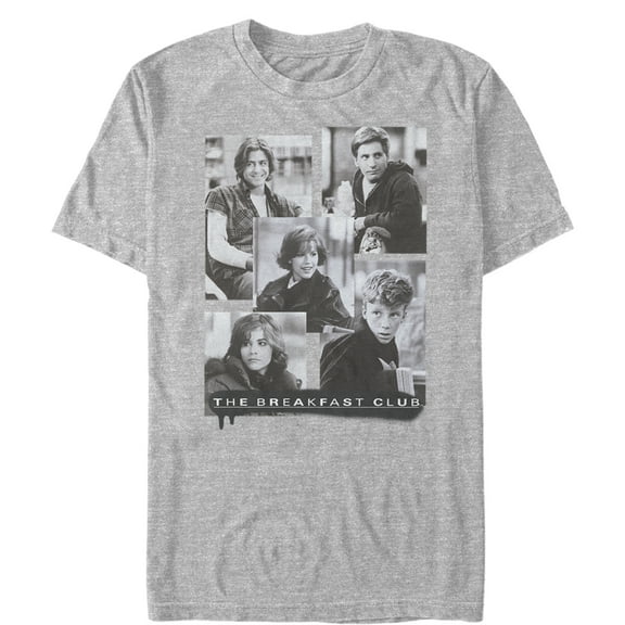 Men's The Breakfast Club Character Photos Graphic Tee Athletic Heather Medium