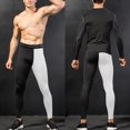 thumbnail image 2 of Baozhu 3 , 2 or 1 Pack Men's Compression Pants Tights Leggings Sports Baselayer Running Athletic Workout Running S-2XL, 2 of 8