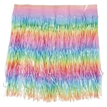 unbranded Multi Plastic Table Skirt Easy to Clean Macaron Gradient for Wedding Birthday 1Pack