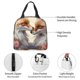 thumbnail image 4 of Easygdp Romantic Flower Fox Bolsa Térmica Premium - Tela Oxford Impermeable, Gran Capacidad, Bolsillo Frontal, Unisex para Trabajo, Escuela, Actividades al Aire Libre y Picnics, 4 of 8
