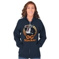 thumbnail image 4 of Popeye Wimpy OG Slacker Funny Retro Zip Up Hoodie Men's Women's Brisco Brands S, 4 of 6