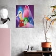 thumbnail image 3 of Lsque inside out 2 Pattern Decorative Picture – Unique Modern Wall Art, Ready-to-Hang Canvas Print for Home (Vertical), 3 of 6