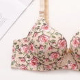 thumbnail image 4 of Aofany Underwire Bras For Women Push-Up Flower Printed Supportive Comfortable Everyday Bras With Adjustable Straps, 36B-42B, 4 of 5