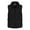 Black, variant on UAMVSH Corduroy Puffer Vest for Women Full Zip Sleeveless Warm Padded Waistcoat Stand Collar Outerwear
