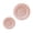 Pink, variant on Celebrate It Plastic Plate Set, Wavy Rim Two-Size Dining Assortment, Mint, 7" & 10", 8 Packs (320 Total)